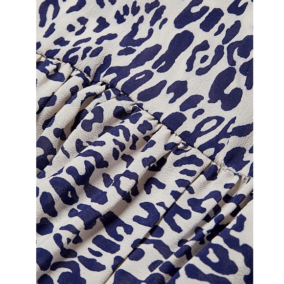 Baum Und Pferdgarten Alda Navy Leopard Shift Dress - Picture 7 of 7
